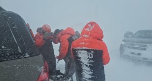 Kayseri’de tipide mahsur kalan 2 kişi kurtarıldı