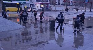 Aksaray’da Temizlik Mesaisi: Sabah 07.30’da Sahadalar